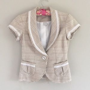 White House Black Market short sleeve blazer